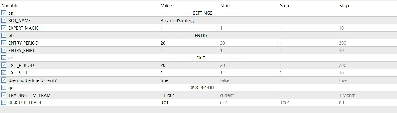 Instellingen Instellingen