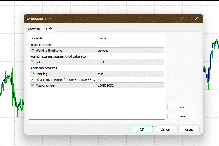 메타트레이더 5를 위한 랜덤 신호 생성 EA 소개