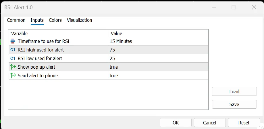멀티 타임프레임 RSI 경고: 과매수/과매도 탐지기 - MetaTrader 5용 지표