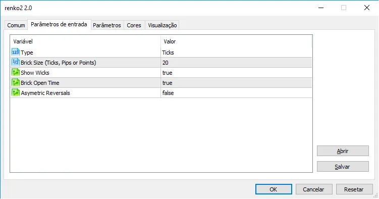 렌코 2.0 매개변수 렌코 2.0 매개변수